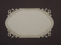 Чипборд від Dusty Attic - Framed Journal Box - oval