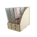 Заготовка ТМ Фабрика Декору - Дерев’яний органайзер для зберігання скрап-паперу