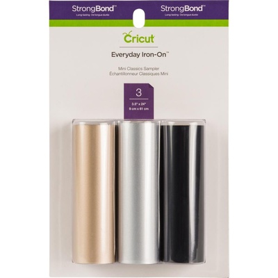 Набор термотрансферных листов от Cricut - Mini Everyday Iron-On Vinyl - Classic, 9х61см, 3 листа