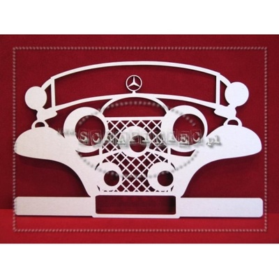 Заготовка для альбому з чіпборду Scrapiniec - Автомобіль ретро