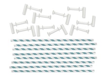 Трубочки і держаки для вертушок від We R Memory Keepers - Aqua Pinwheel Attachments