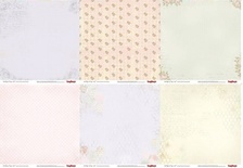 Набір паперу для скрапбукінгу від ScrapBerryʼs, 30,5x30,5см, 180 г/м² Мелодія Душі, 6 аркушів