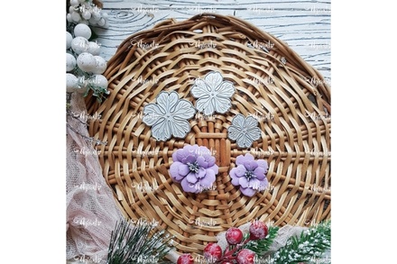 Ножі для вирубки від AgiArt - "Квіти Пеларгонії"