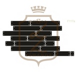 Акриловый штамп Lesia Zgharda F117a ДОШКИ ІЗ ЦВЯШКАМИ, 7х3.4 см.