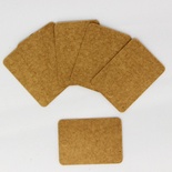 Тег "Прямоугольный" из крафт-картона, 5,5х4 см, 1 шт.