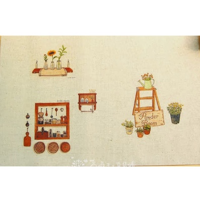 Картинки на льоні - Затишок, арт.0161, 21x30 см