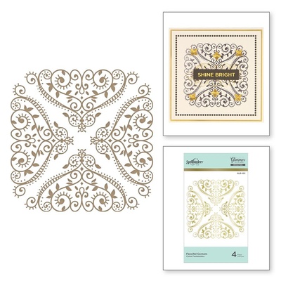 Пластини для фольгування від Spellbinders - Fanciful Corners