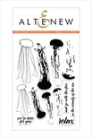 Набор штампов от Altenew - Painted Jellyfish Stamp Set - Медузы