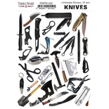 Набір наліпок (стікерів) 34 шт. Knives #152, ТМ Фабрика Декору