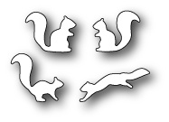 Ніж для вирубки від Poppystamps - Frisky Squirrels