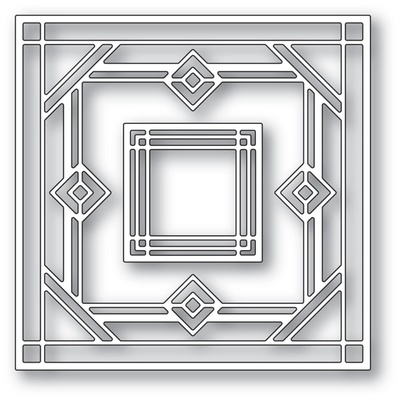 Ніж для вирубки від Poppystamps - Deco Victor Square