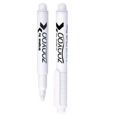 Маркер белый с меловым эффектом, 2 шт