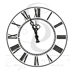 Штамп від ПСК - Годинник 3 Мал.