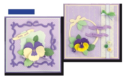 Ножі для вирубки від LeCreaDesign - Multi die flower 003 Pansy, 8 елементів