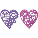 Ніж для вирубки Crafty Ann - Hearts 2 (Steampunk)