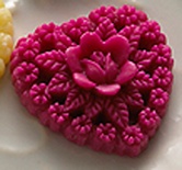 Прикраса Webster's Pages - Whimsey Hearts Peach, 1 шт.