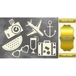 Чипборд Фабрика Декору - FDCH142-3, колір золото