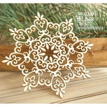 Чипборд ScrapBox - Сніжинка ажурна Hh-107