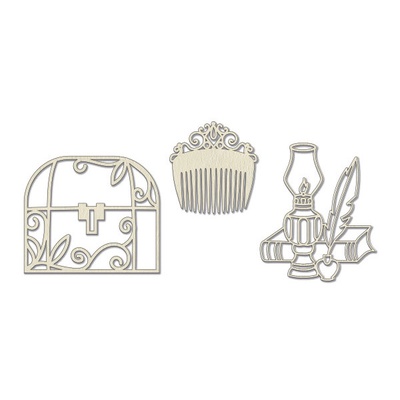 Набір чіпбордів Ретро 10х15см #585, колір молочний, ТМ Фабрика Декору