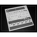 Чипборд Scrapiniec - Нотный стан