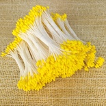 Тайские тычинки с каплевидными головками, цвет ярко-желтый, 46-52 шт.