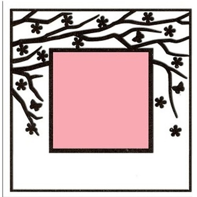 Папка для тиснення Nellie Snellen - Embossing Folder - Spring in the air (Square)