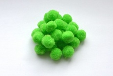 Помпон від ScrapBerryʼs, салатовий, 1,8 см, 25шт.