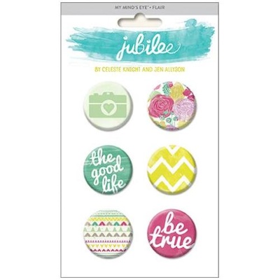 Набір ґудзиків My Mind's Eye - Jubilee Shepbet - Pretty