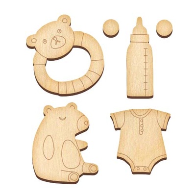 Набір декоративних фішок #523, ТМ Фабрика Декору