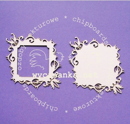 Чипборд від Wycinanka - Рамочки, 9x11 см.