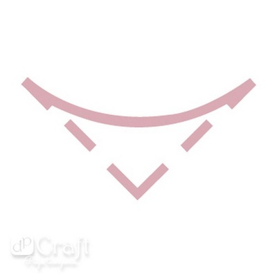 Дірокол кутовий, заокруглювач 2.5см, TM dpCraft (Dalprint)