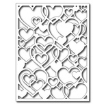 Ніж для вирубки Frantic Stamper Precision Die - Open Hearts Card Card Panel
