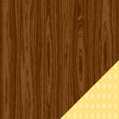 Двосторонній аркуш картону від American Crafts - Cedar River Trail, Campy Trails, 30x30 см, 1 шт