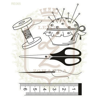 Набор акриловых штампов Lesia Zgharda SV065 Швейное дело