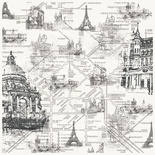 Деко велум (алькі з малюнком) місто ТМ Фабрика Декору