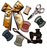 Набір декоративних ґудзиків Dress It Up - A Stitch in Time