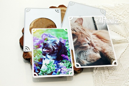 Ніж для вирубки від AgiArt - "Основа для фото скруглена 9*13 см"