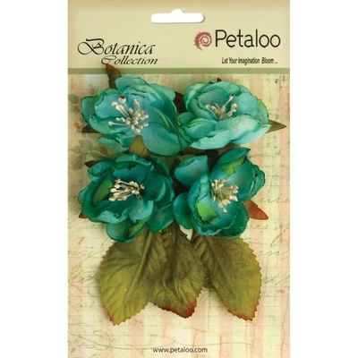 Набір об’ємних квітів Petaloo - Botanica Blooms x4 - Teal