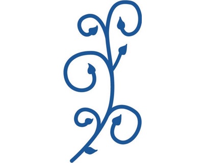 Ніж для вирубки Marianne Design Creatables - Swirl Leaf