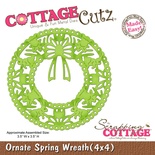 Ніж для вирубки CottageCutz - Ornate Spring Wreath, 10x10 см