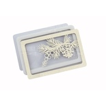 Заготовка для шейкера Шишка 11.5x7.5см, колір молочний, ТМ Фабрика Декору