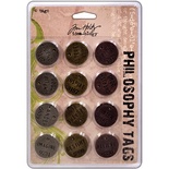 Набір металевих прикрас від TimHoltz - Philosophy Tags