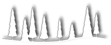 Ніж для вирубки від Memory Box - EverGreen Landscape