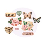 Дерев’яні прикраси Prima - Apricot Honey Wood Shapes, 9