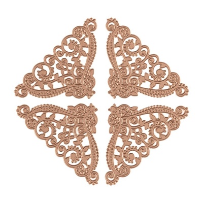 Пластини для фольгування від Spellbinders - Fanciful Corners