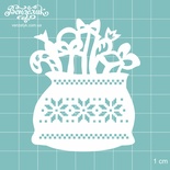 Чипборд від Вензелик - Мішок з подарунками, розмір: 58x70 мм