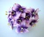 Лилия, диаметр 3 см, цвет лиловый, 10 шт.