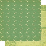 Аркуш скрап-паперу Cosmo Cricket - SNIP SNIP - MATERIAL GIRL - 30x30 см, двосторонній