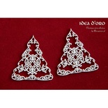 Чипборд Scrapiniec - Новорічні ялинки маленькі Idea d'oro, 2 штуки