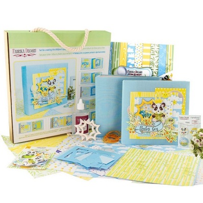 Набір для виготовлення дитячого фотоальбому Baby boy 001, ТМ Фабрика Декору